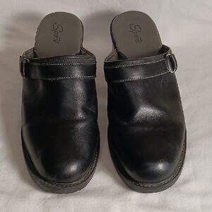 Sporto Heeled Slip-on Mules